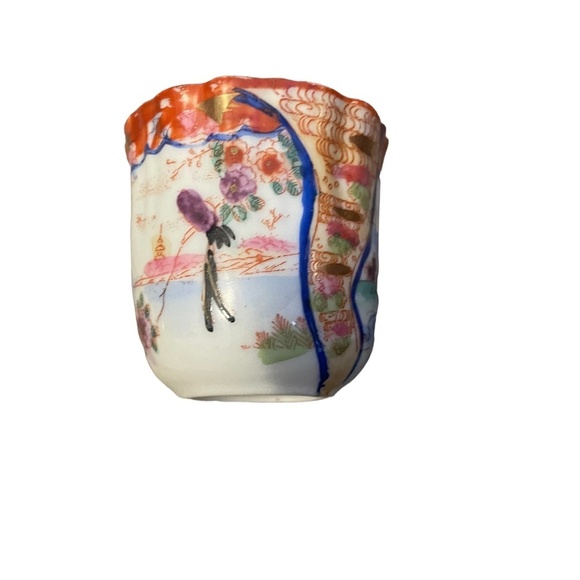 Vintage Japanese Chocolate Cup Geisha Girl Teacup and Saucer Bone China Japan - Picture 9 of 16